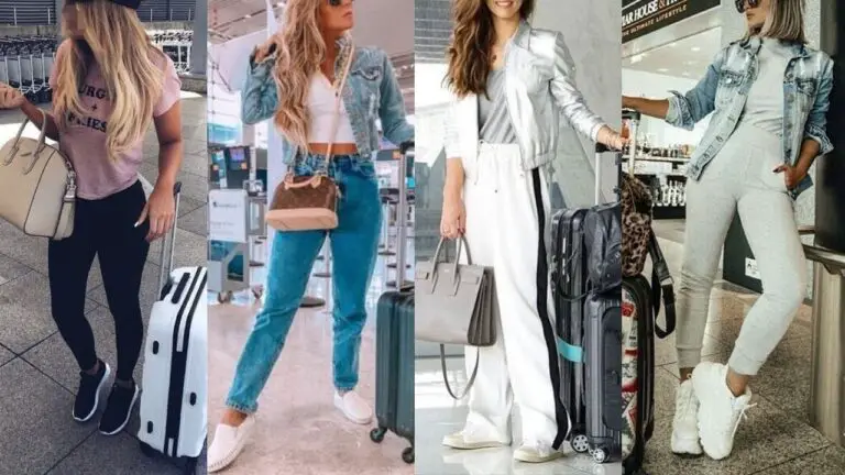 Tipos de Outfit•  Ropa de aeropuerto, Atuendo para viajar cómodo, Outfits
